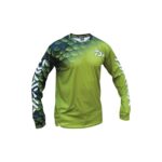Daiwa Round Neck Sublimated Shirt Green Scale