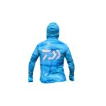 Daiwa Light Weight Hoodie Light Blue - Image 2