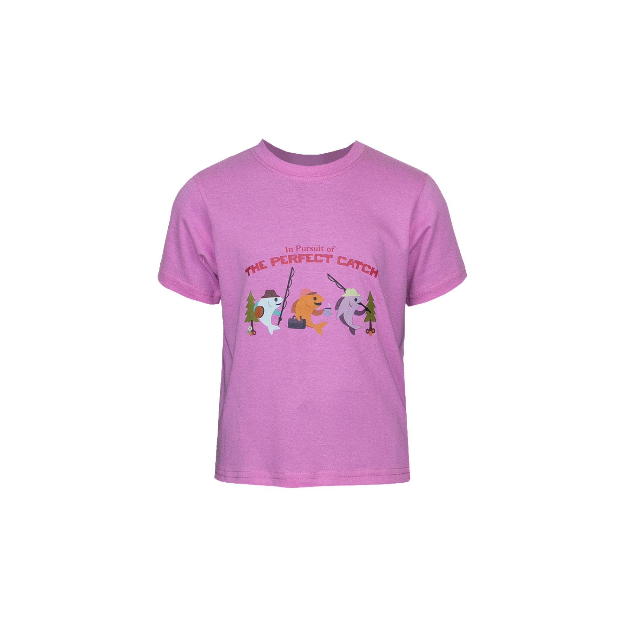 PERFECT CATCH PINK Okuma Kids Perfect Catch T-Shirt Pink - Image 1