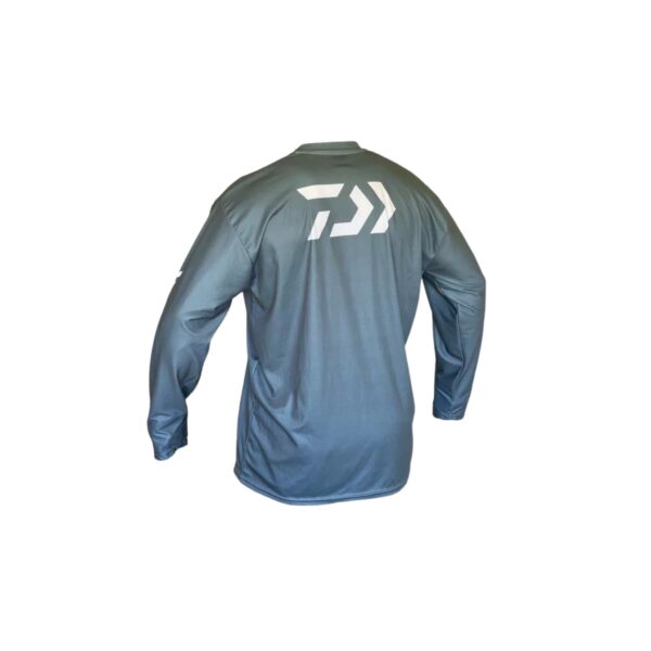 Daiwa Round Neck Sublimated Shirt Grey 4XL - Image 2