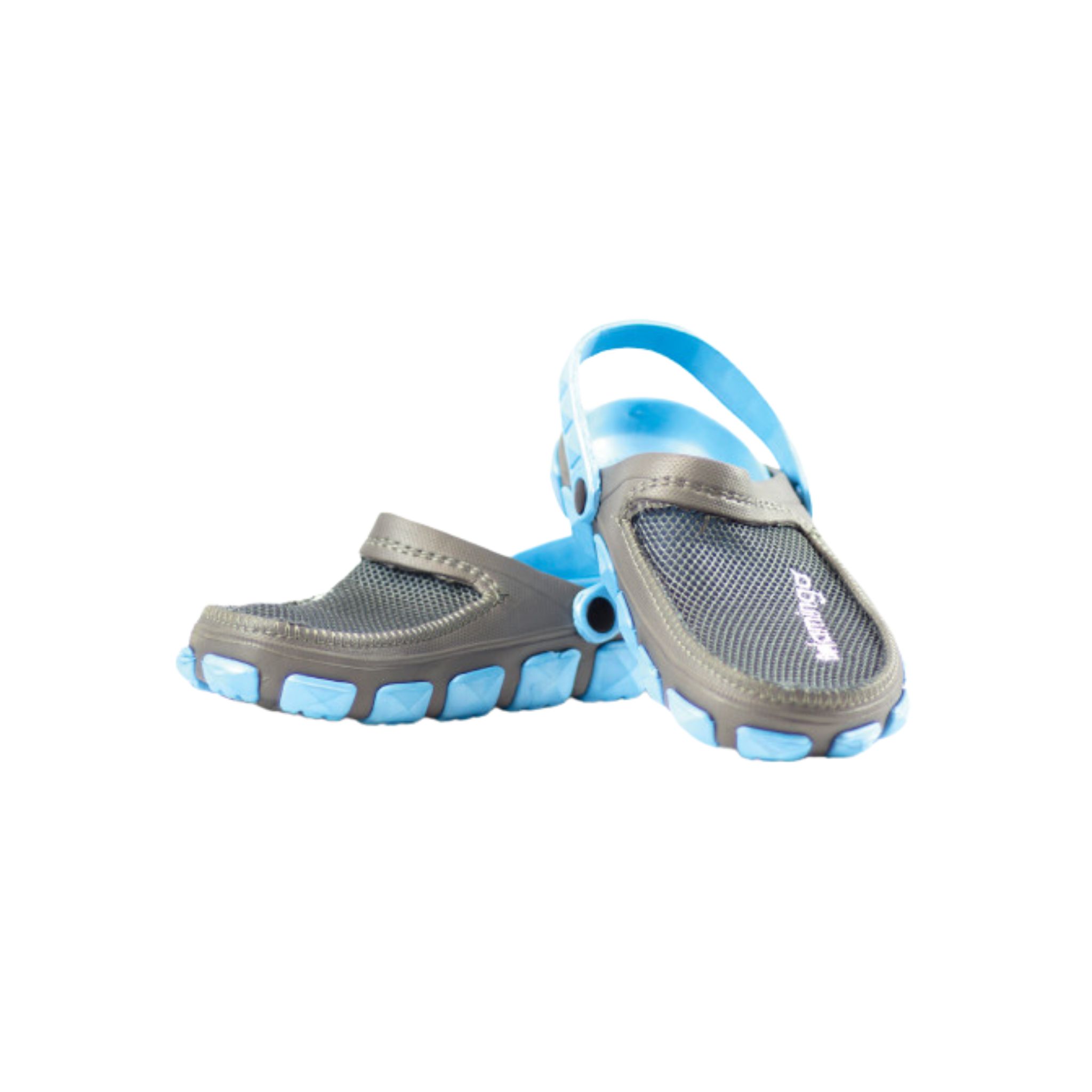 Untitled design (12) Lamingo Clog Sandal Blue Grey - Image 1